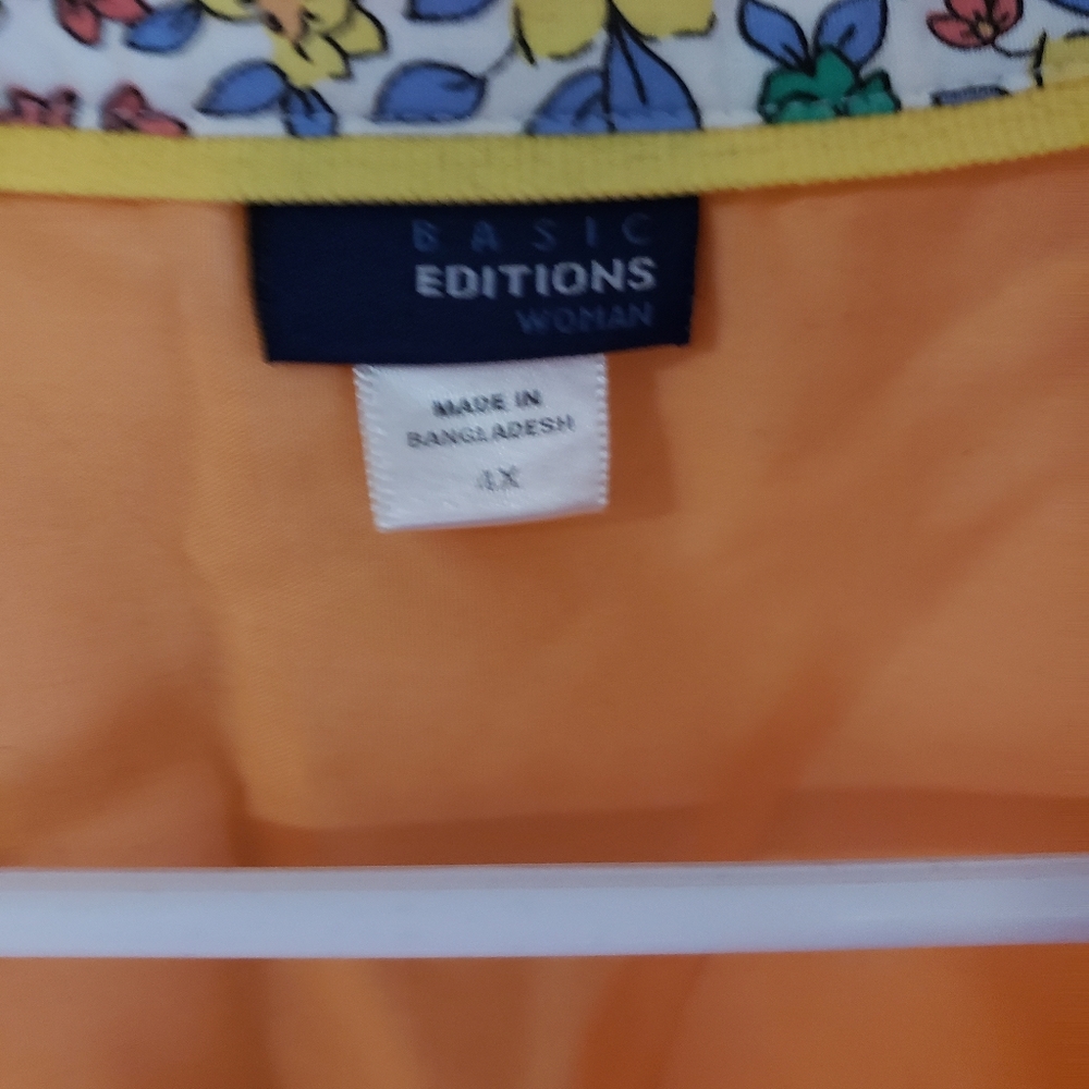 Basic Editions Woman size 4X top - Picture 3 of 5